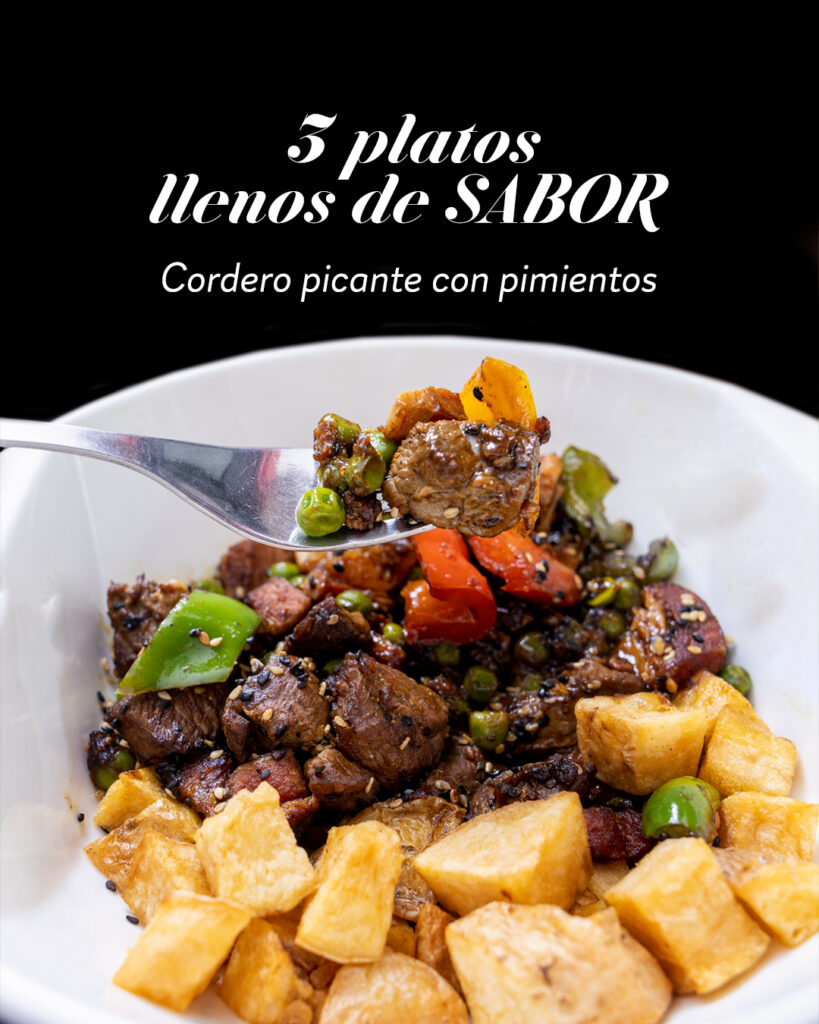 3 platos con sabores únicos