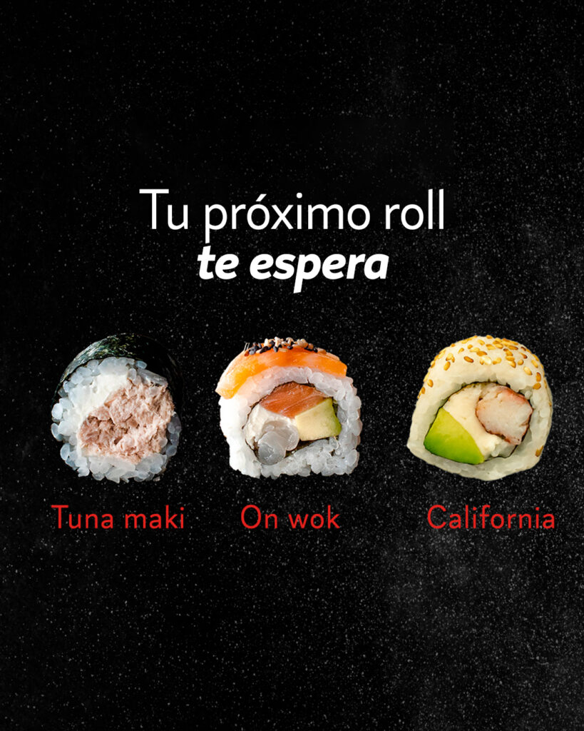 Hay un roll para cada gusto.